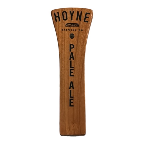 RARE | Bar/Beer Tap | Hoyne Brewery • Pale Ale | Stained Wood with Black Writing - Picture 5 of 6